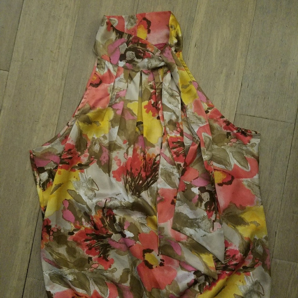 Silken dress top
